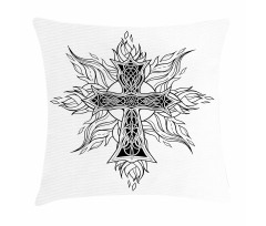 Gothic Flames Shape Pillow Cover