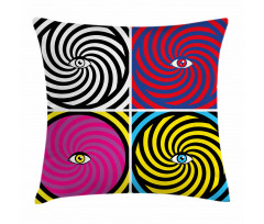 Pop Art Hypnotic Pillow Cover