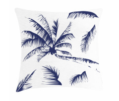Coconut Palm Tree Pillow Cover