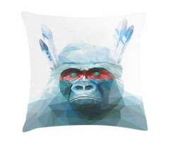 Wild Monkey Pillow Cover