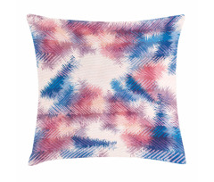 Boho Dye Feathers Pillow Cover