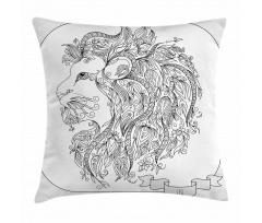 Zodiac Leo Lion Sign Pillow Cover