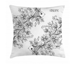 Astrology Pisces Sign Pillow Cover