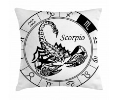 Astrology Signs Scorpio Pillow Cover