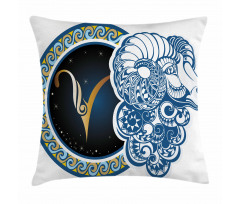 Astrology Aries Sign Pillow Cover