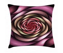 Rose Petals Modern Art Pillow Cover