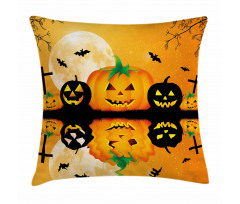 Scary Pumpkin Pillow Cover