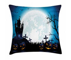 Moon Pumpkins Pillow Cover