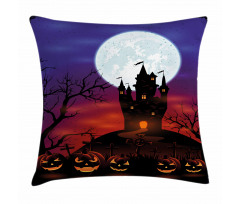 Haunted Castle Pillow Cover