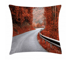 Dreamy Road Travel Theme Pillow Cover