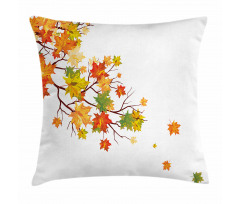 Autumn Foliage Maple Leaf Pillow Cover