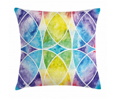 Rainbow Grunge Pillow Cover