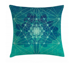 Tree with Shapes Pillow Cover