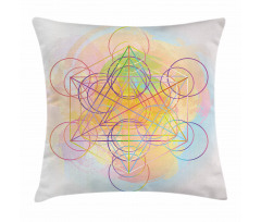 Psychedelic Flower Pillow Cover