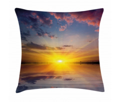 Tranquil Tender Dusk View Pillow Cover