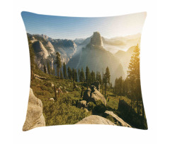 Morning Dome Sunrise Pillow Cover