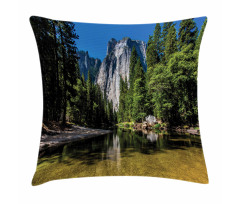 Granite Cliff River Pillow Cover