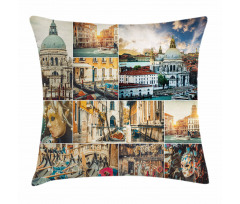 Venice Cityscape Canal Pillow Cover