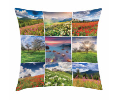 Summer Landscapes Rural Pillow Cover
