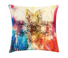 Ornate Mystic Sketch Pillow Cover