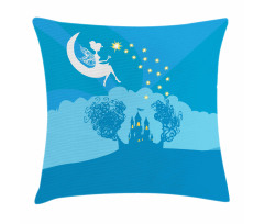 Fairy Tale Princess Girl Pillow Cover