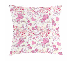Vintage and Feminine Pillow Cover