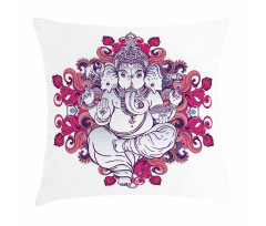 Elephant Eastern Style Pillow Cover