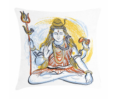 Grungy Style Meditation Pillow Cover