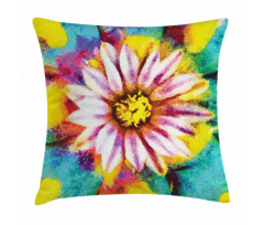Petal Floral Print Art Pillow Cover