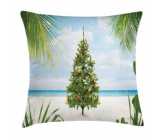 Holiday Party Tree Pillow Cover