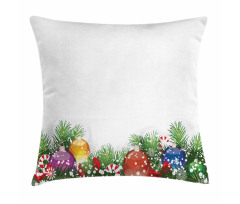 Xmas Tree Ornaments Pillow Cover