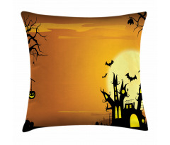 Haunted House Pillow Cover