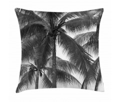 Coconut Palms Tropical Pillow Cover