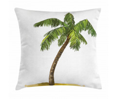 Cartoon Palm Trees Pillow Cover