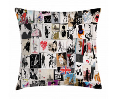Collage Fashion Modern Pillow Cover