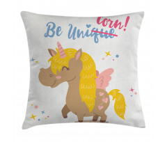 Funny Kids Words Vivid Pillow Cover
