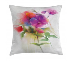 Blooming Orchid Pastel Pillow Cover