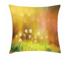 Oil Painting Effect Art Pillow Cover