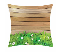 Daisy Flower Garden Pillow Cover