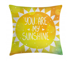 Sun Love Art Pillow Cover