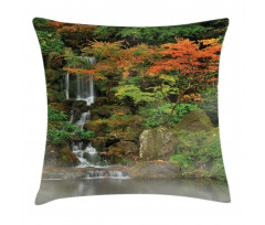 Nature Foggy Morning Pillow Cover