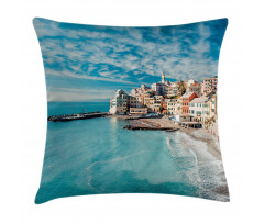 Seascape Ocean Coast Pillow Cover