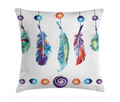 Feather Hippie Pillow Cover