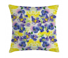 Butterfly Violet Field Pillow Cover
