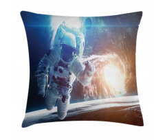 Galaxy Cosmonaut Space Pillow Cover