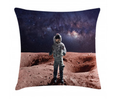 Spacewalk on Mars Outer Pillow Cover