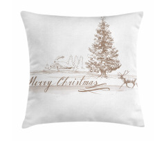 Vintage Classic Xmas Pillow Cover
