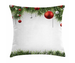 Tree Balls Ornaments Pillow Cover