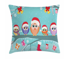 Owl Family Tree Pillow Cover