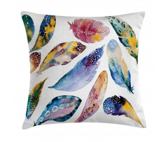Ornate Feather Pillow Cover